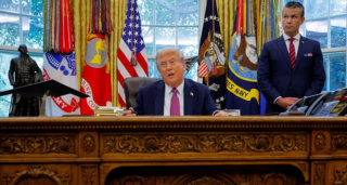 Trump se encuentra con su gabinete de seguridad nacional para desarrollar una estrategia sobre la situación actual en Venezuela.