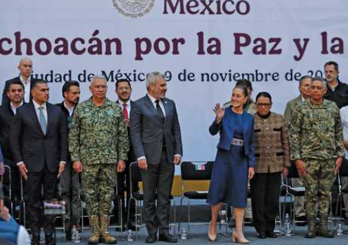 La alcaldesa de la Ciudad de México dio a conocer una inversión considerable de cincuenta y siete mil millones de pesos para enfrentar la inestabilidad en Michoacán.