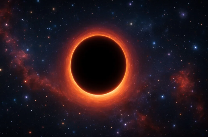 Identifican un antiguo agujero negro en actividad, gracias al telescopio James Webb