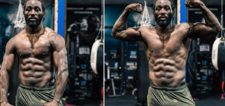 Se observa una mejora significativa en la forma física de Terence Crawford previo a su combate contra Canelo Álvarez.