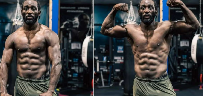 Se observa una mejora significativa en la forma física de Terence Crawford previo a su combate contra Canelo Álvarez.