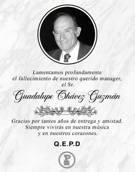 Falleció Guadalupe Chávez Guzmán, responsable de gestionar los asuntos profesionales del Grupo Pesado.