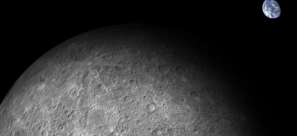 Las muestras lunares traídas por la misión china contienen restos distintivos de asteroides originarios del espacio exterior.