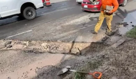 Más de 300 hoyos dañan calles de Guadalajara después de fuertes lluvias