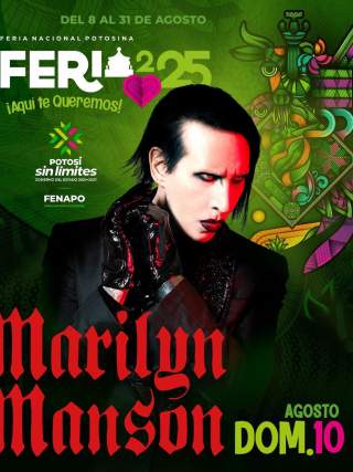 El gobierno de San Luis Potosí emite comunicado sobre concierto de Marilyn Manson en Feria Nacional, negando acusaciones de la iglesia