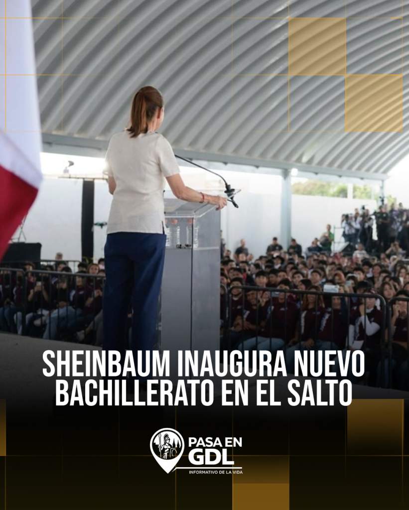 Sheinbaum abre un nuevo Bachillerato en El Salto con 50 millones de inversión