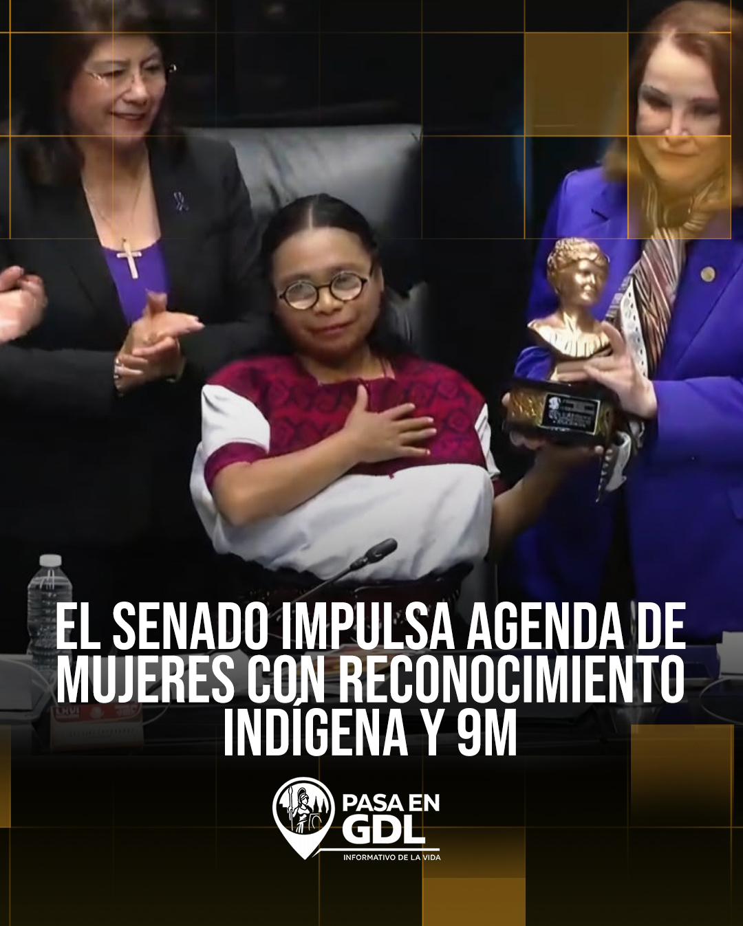 Senado establece el 9 de marzo como Día Nacional Sin Nosotras y otorga honor Elvia Carrillo Puerto