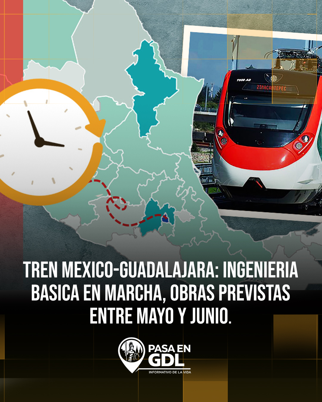 Progreso en el tren México–Guadalajara: inicia fase de ingeniería del tramo León–GDL