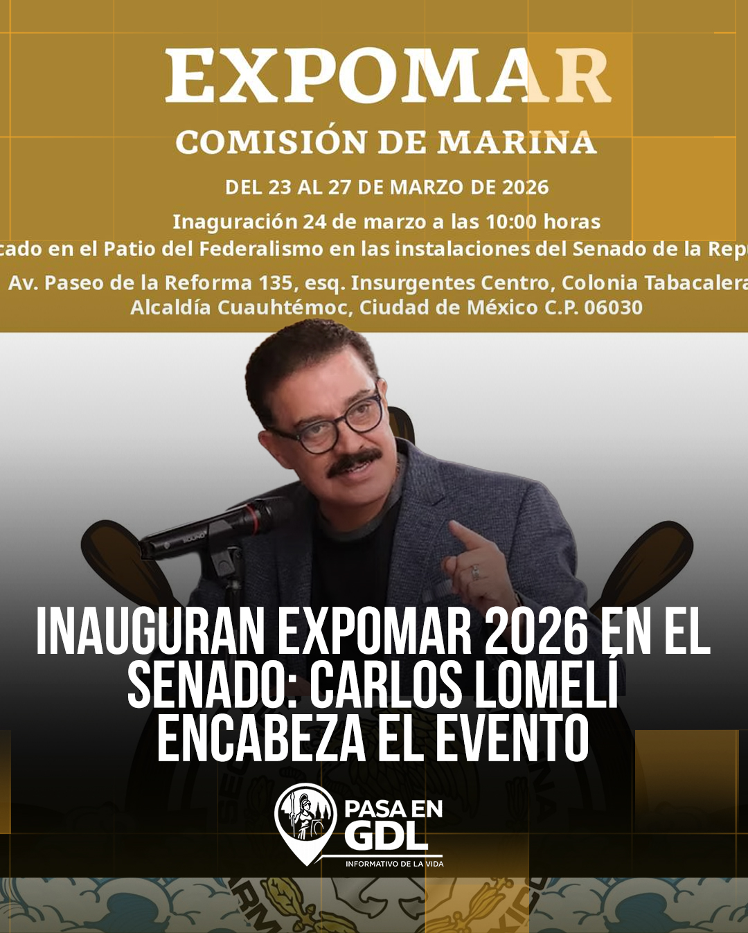EXPOMAR 2026 llega al Senado: cultura naval y soberanía al alcance de todos