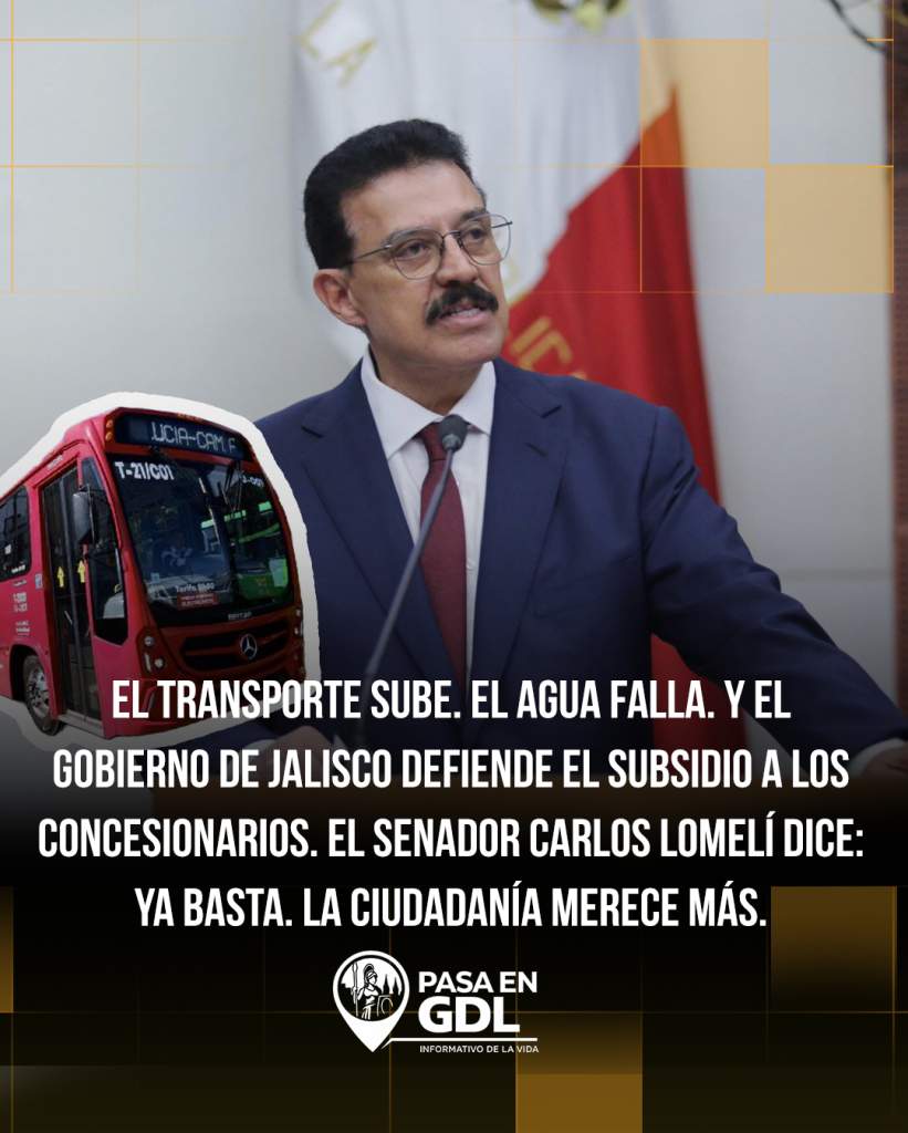 El transporte sube, el agua falla – el senador dice ya basta
