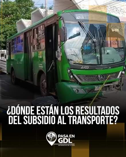 ¿Dónde están los resultados del subsidio al transporte? El senador exige transparencia