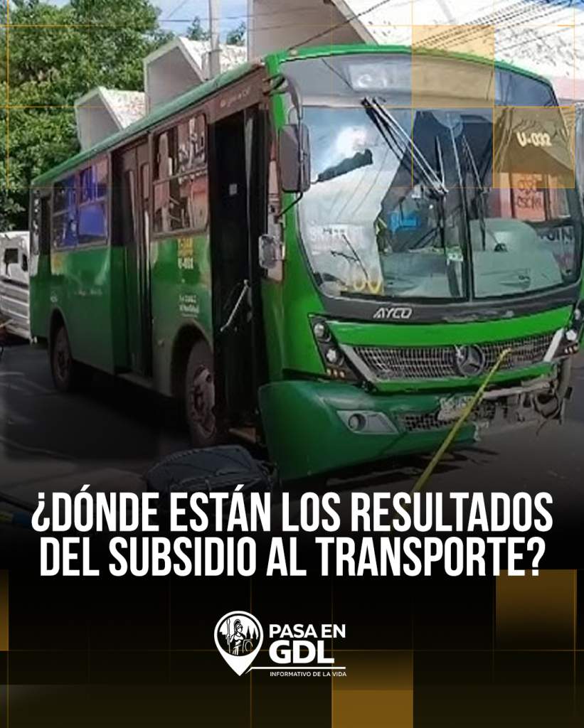 ¿Dónde están los resultados del subsidio al transporte? El senador exige transparencia