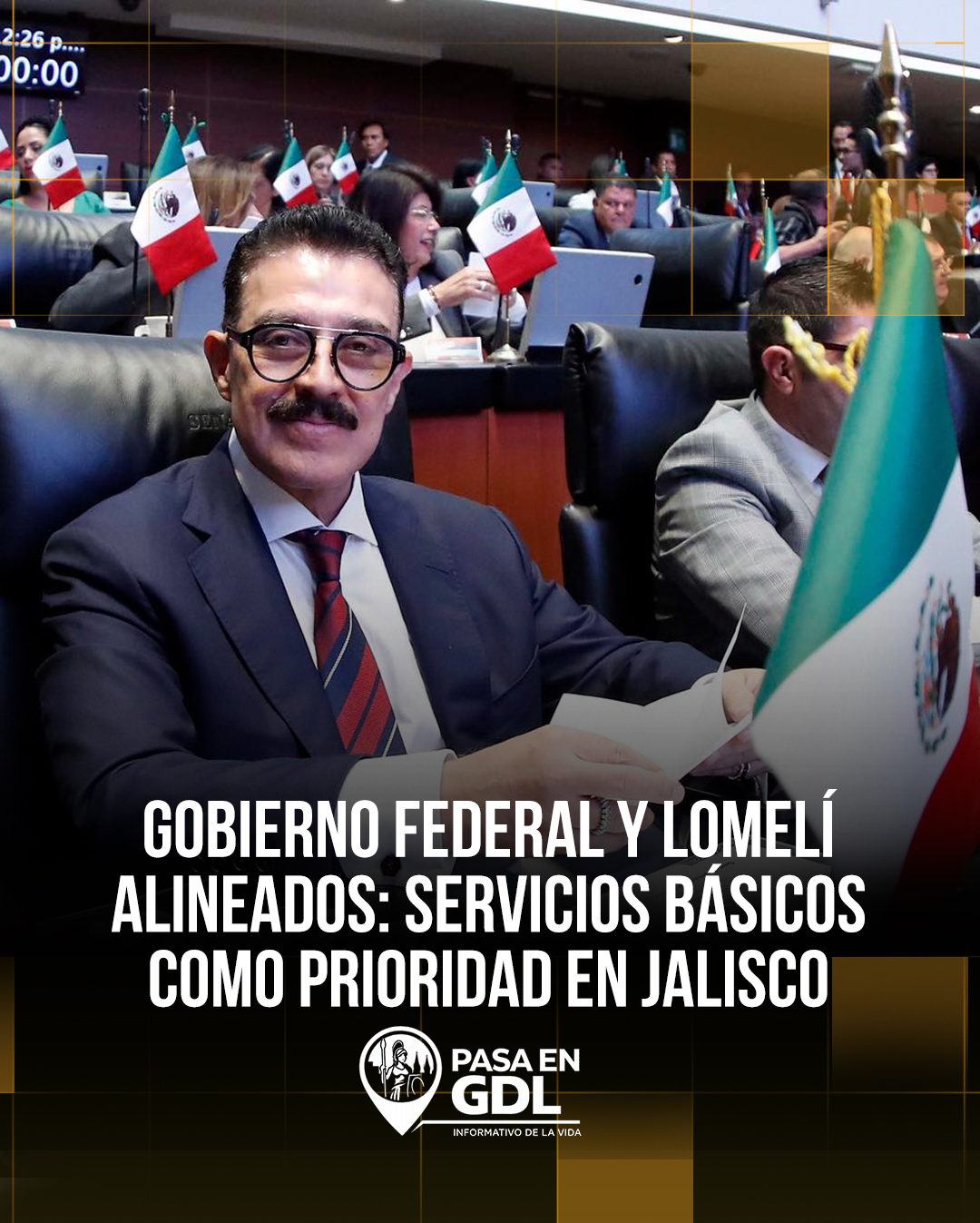 Gobierno federal comprometido, senador Lomelí comprometido – la ZMG lo necesitaba