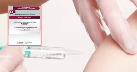COFEPRIS emite alertas sanitarias por falsificación y venta ilegal de vacunas Gardasil y medicamento Elopag