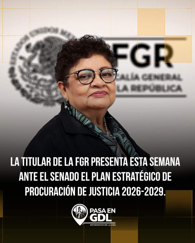 FGR presenta Plan Estratégico ante el Senado esta semana