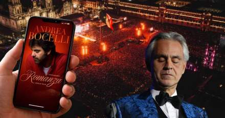 Andrea Bocelli ofrece concierto gratuito en el Zócalo por los 30 años de ‘Romanza’