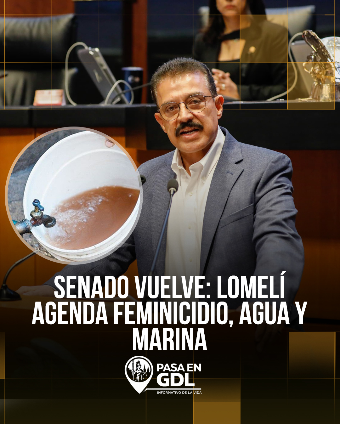 Senado retoma el martes – Lomeli con agenda desde el inicio