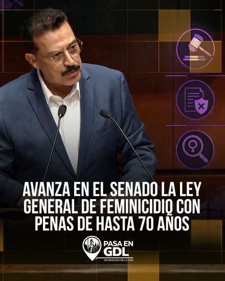 Reforma feminicidio avanza en comisiones del Senado