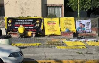 Protesta grupo ‘No Más Hijos Rehenes’ en Ciudad Judicial por casos de custodia