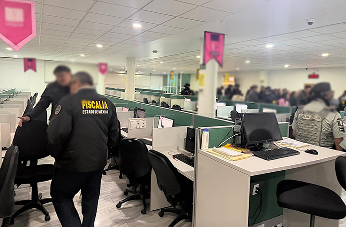 Golpe histórico a la extorsión en el Edoméx: Desmantelan red de «Call Centers» y detienen a 102 personas