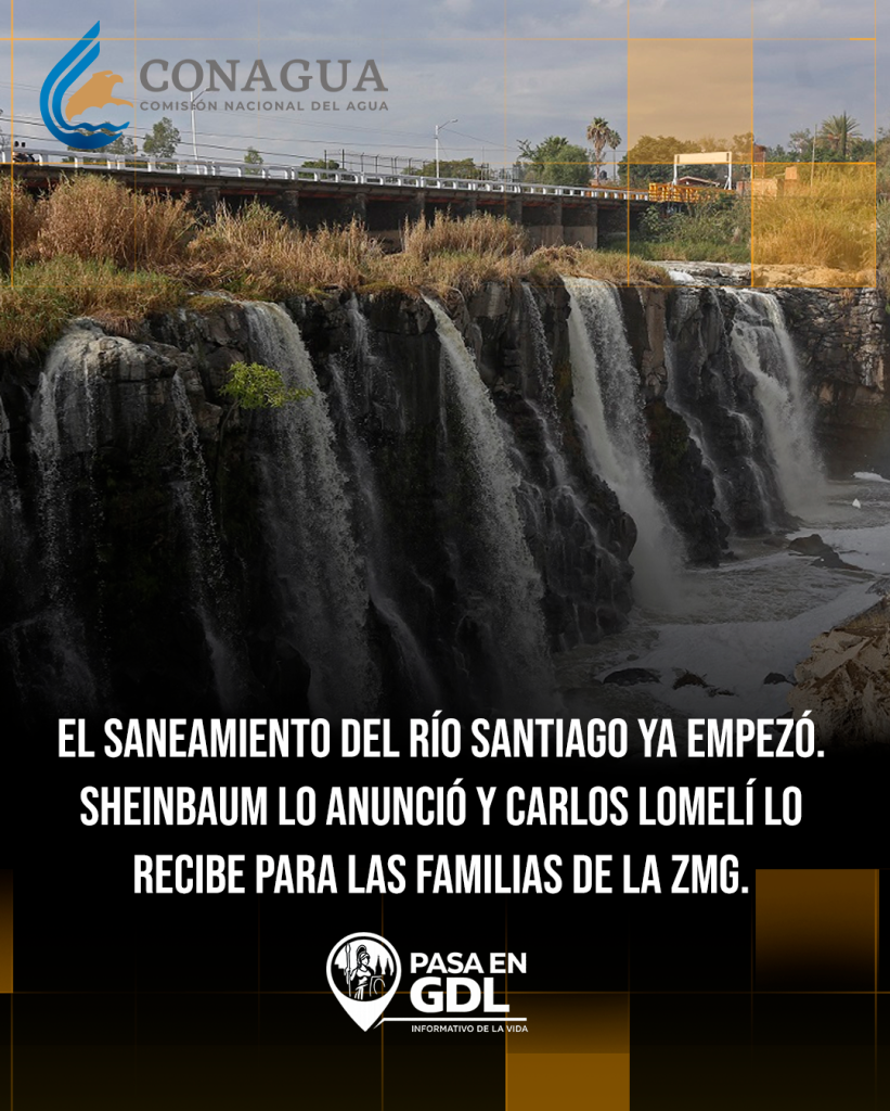 Saneamiento Río Santiago — Anuncio federal 14 mayo