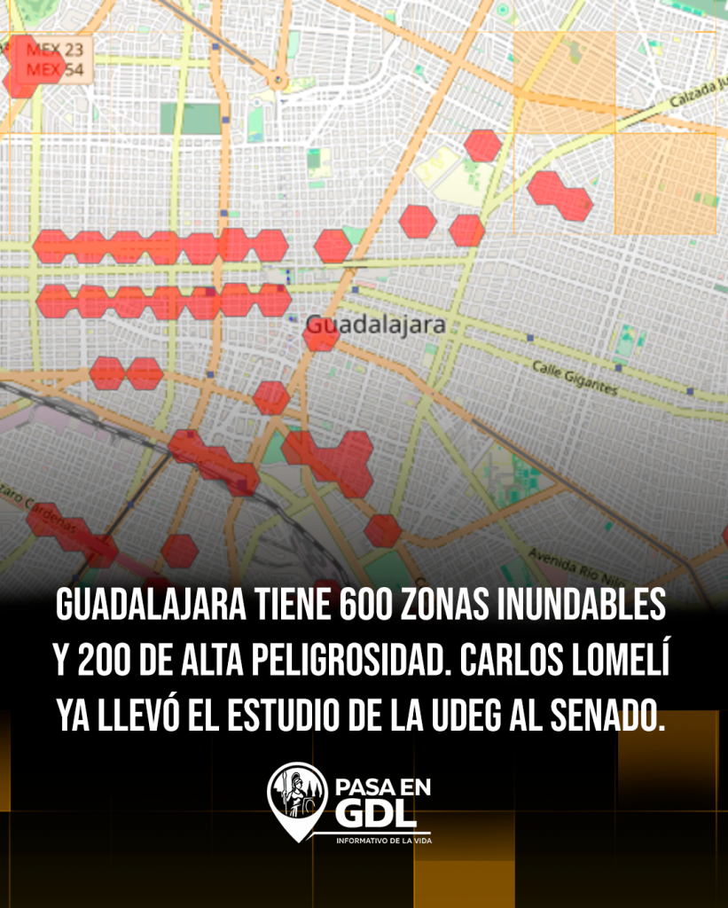 Estudio UdeG — 600 zonas inundables