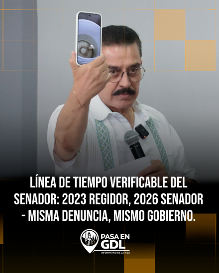 Línea de tiempo verificable del senador: 2023 regidor, 2026 senador – misma denuncia, mismo gobierno