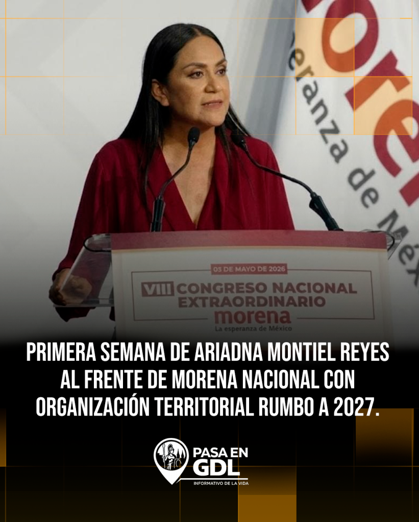 Ariadna Montiel concluye su primera semana al frente de MORENA Nacional