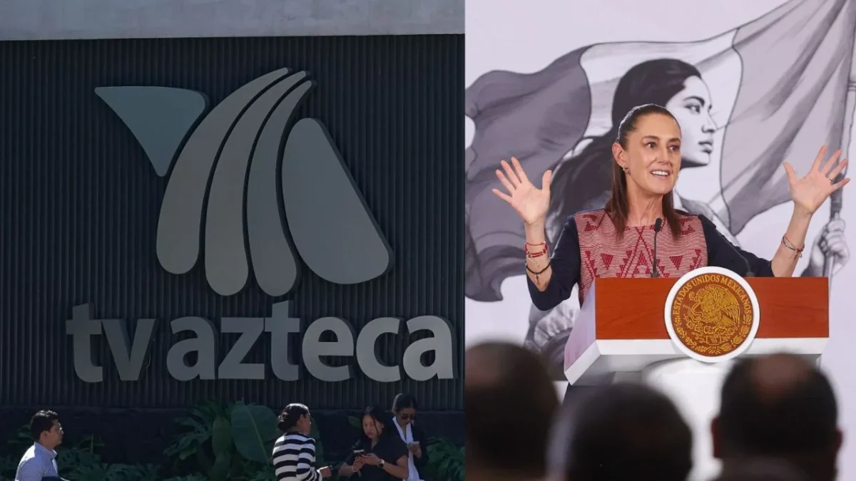 Frente abierto: Claudia Sheinbaum acusa a TV Azteca en «La Mañanera» por campaña mediática contra su gobierno