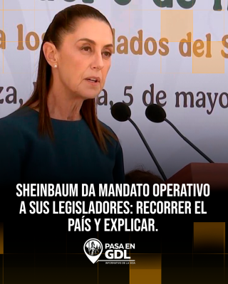 Sheinbaum da mandato operativo a sus legisladores: recorrer el país y explicar