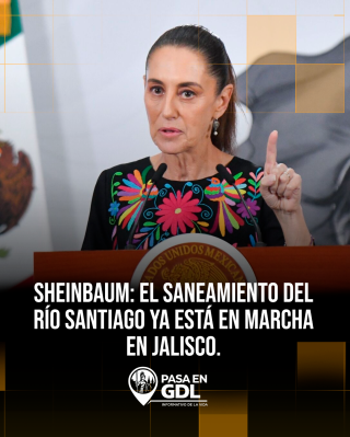 Sheinbaum — Anuncio federal Río Santiago