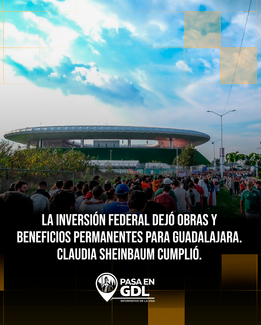 Lo que el gobierno federal le dejó a Guadalajara después del partido