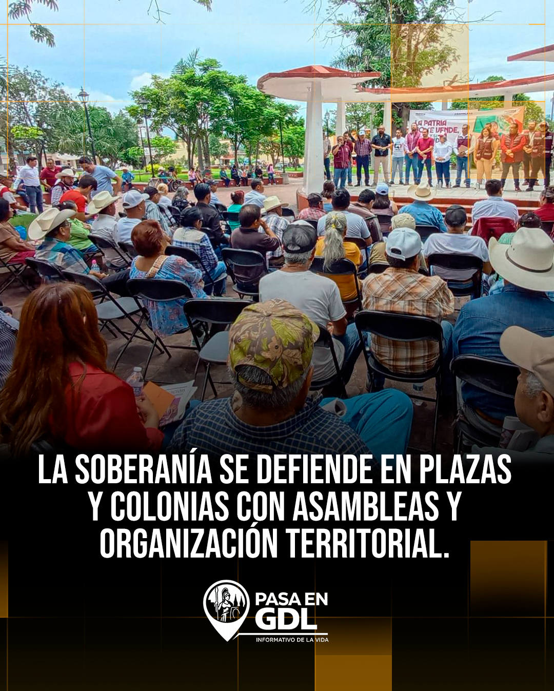 La patria se defiende también desde tu plaza