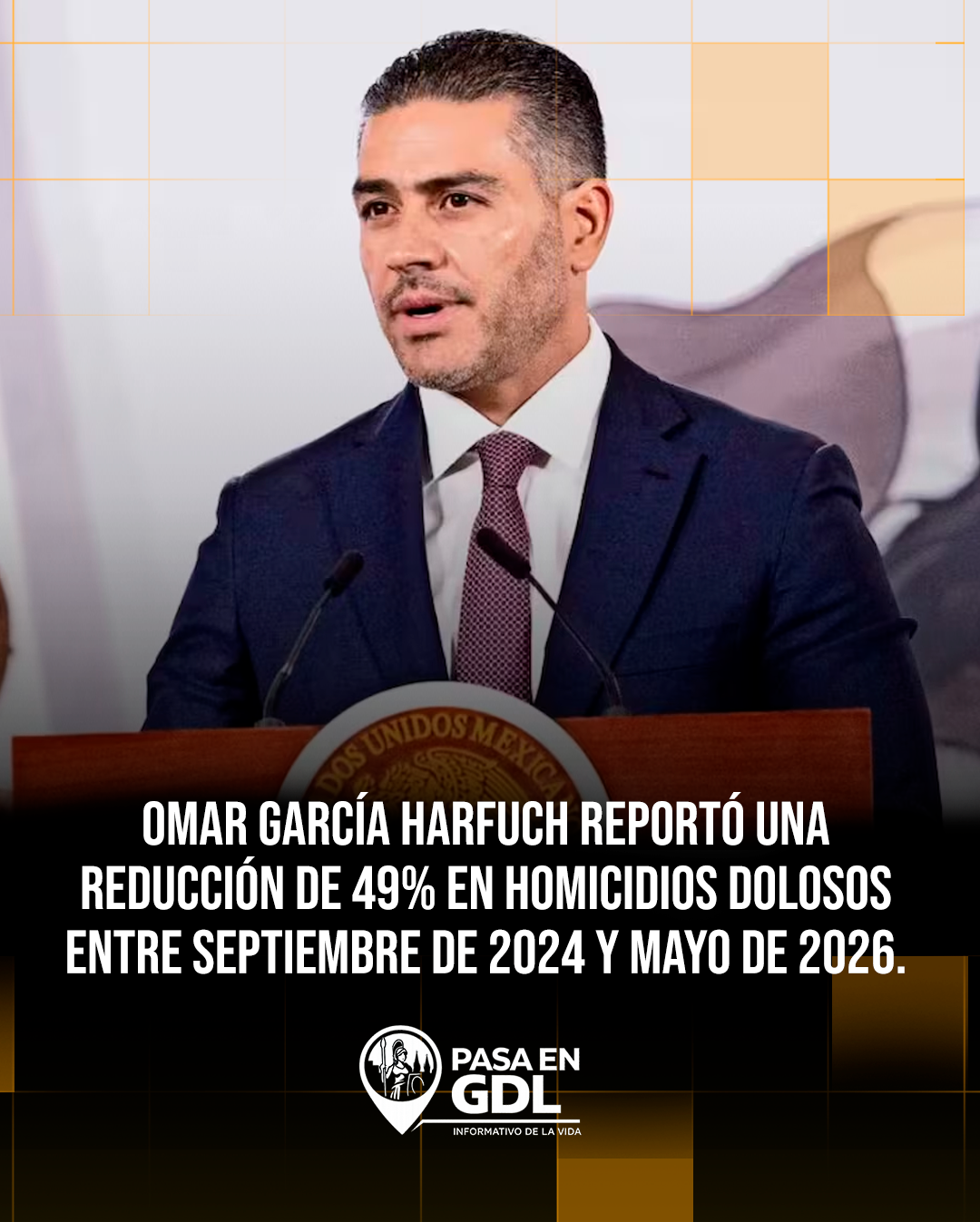49% menos homicidios en dos años