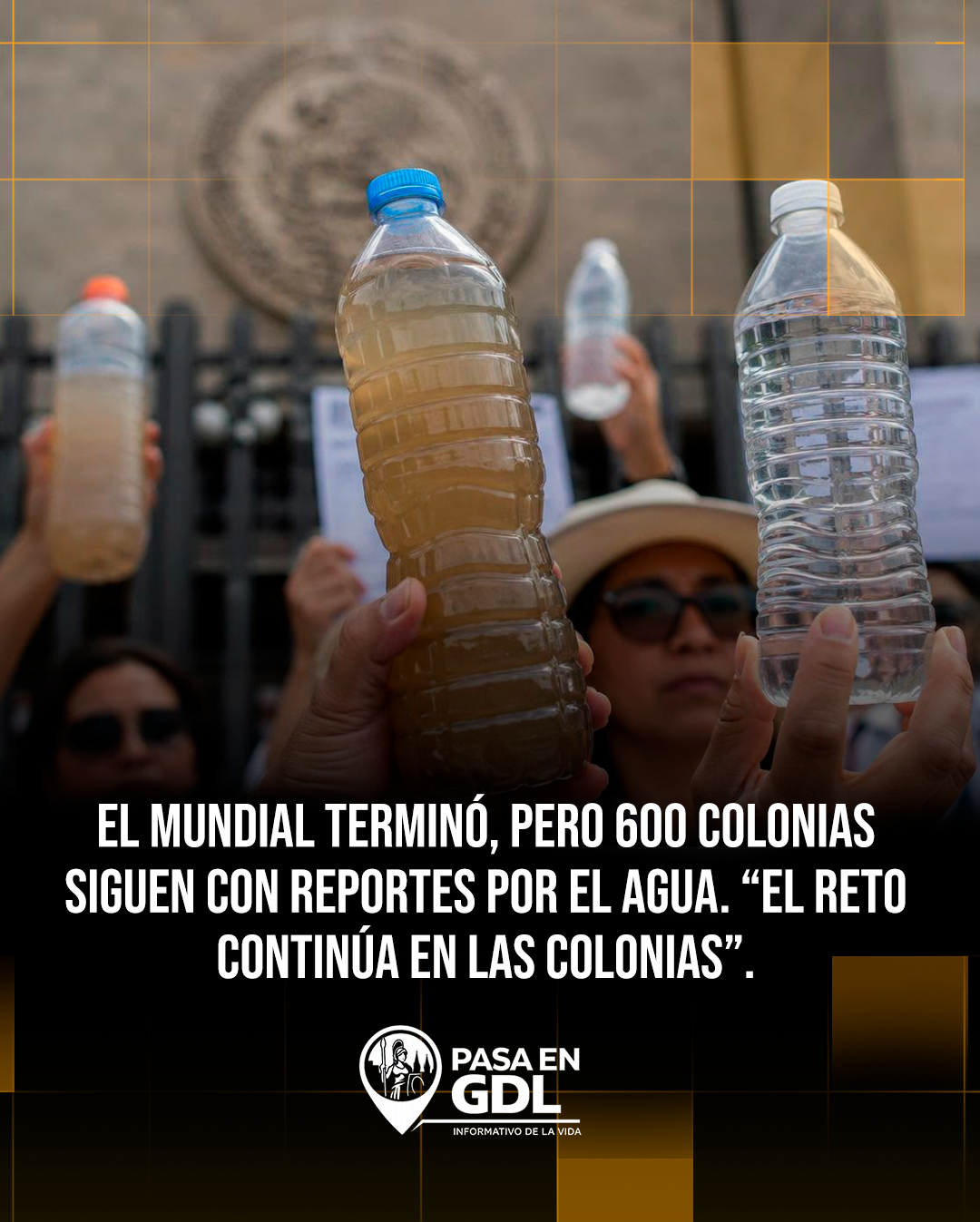 El agua sigue siendo una prioridad