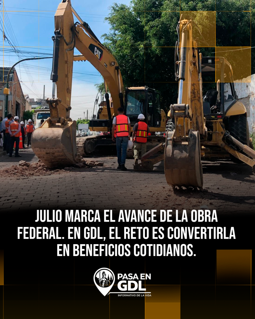 Obra pública que empieza a reflejarse